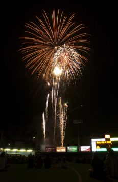 Wilkes Barre Yankees Baseball Fireworks